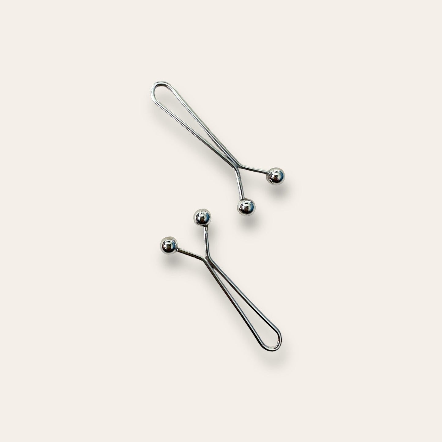 No-Snag Hijab Clip Silver (2 pcs)